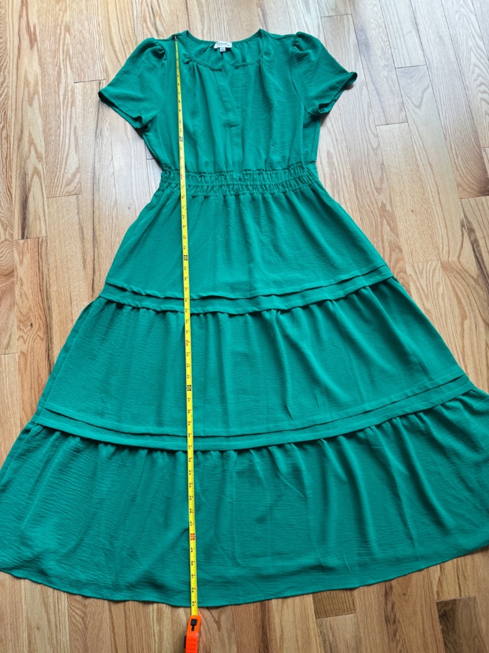 Women's Zara Emerald Green Maxi Dress Large